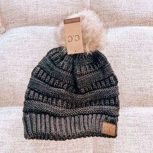 Black CC beanie